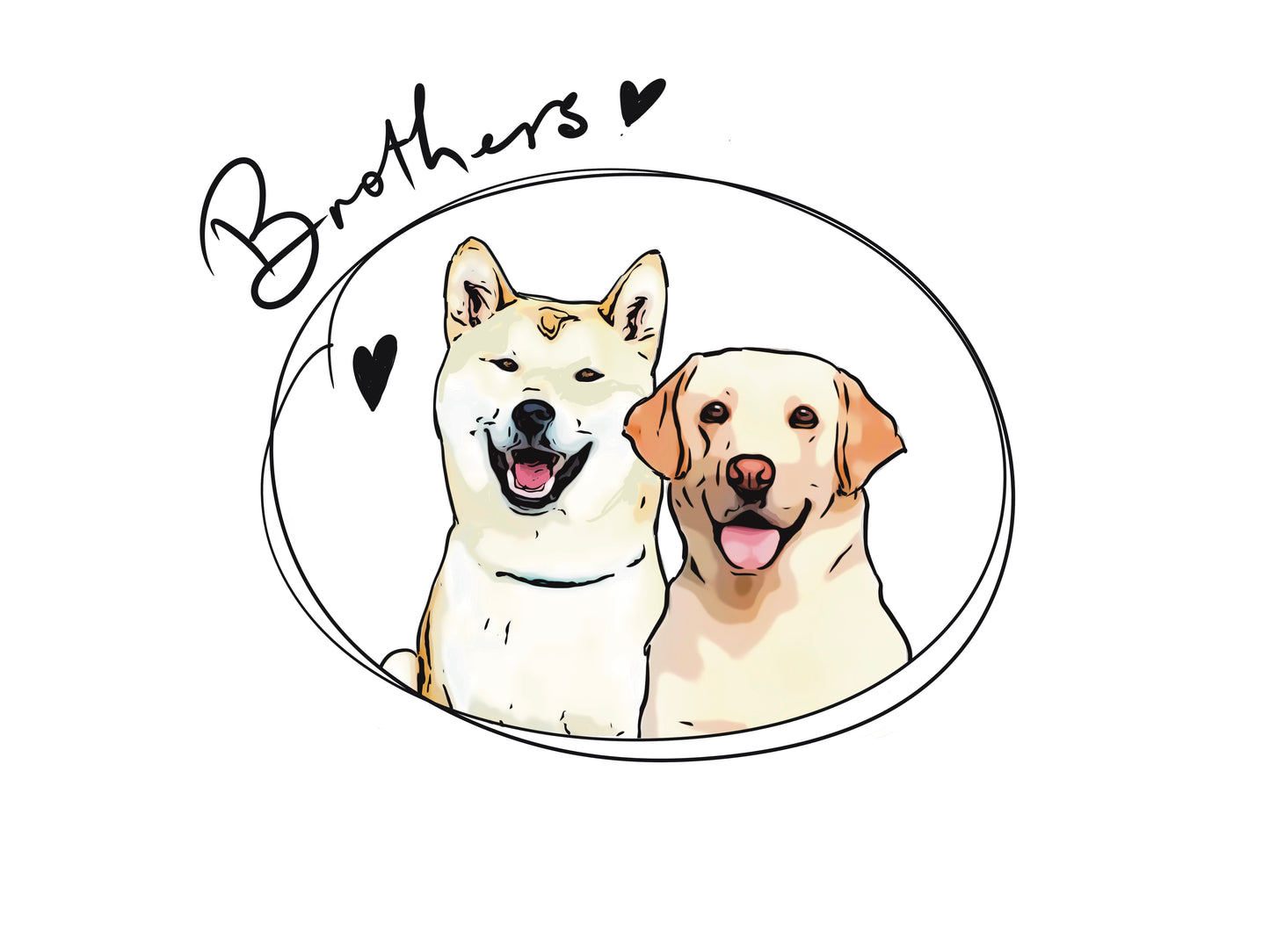 custom dog portraits